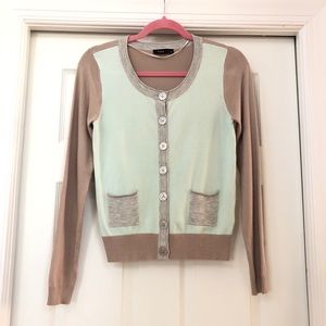 New Fransa Buttoned Vest Long Sleeve Cardigan